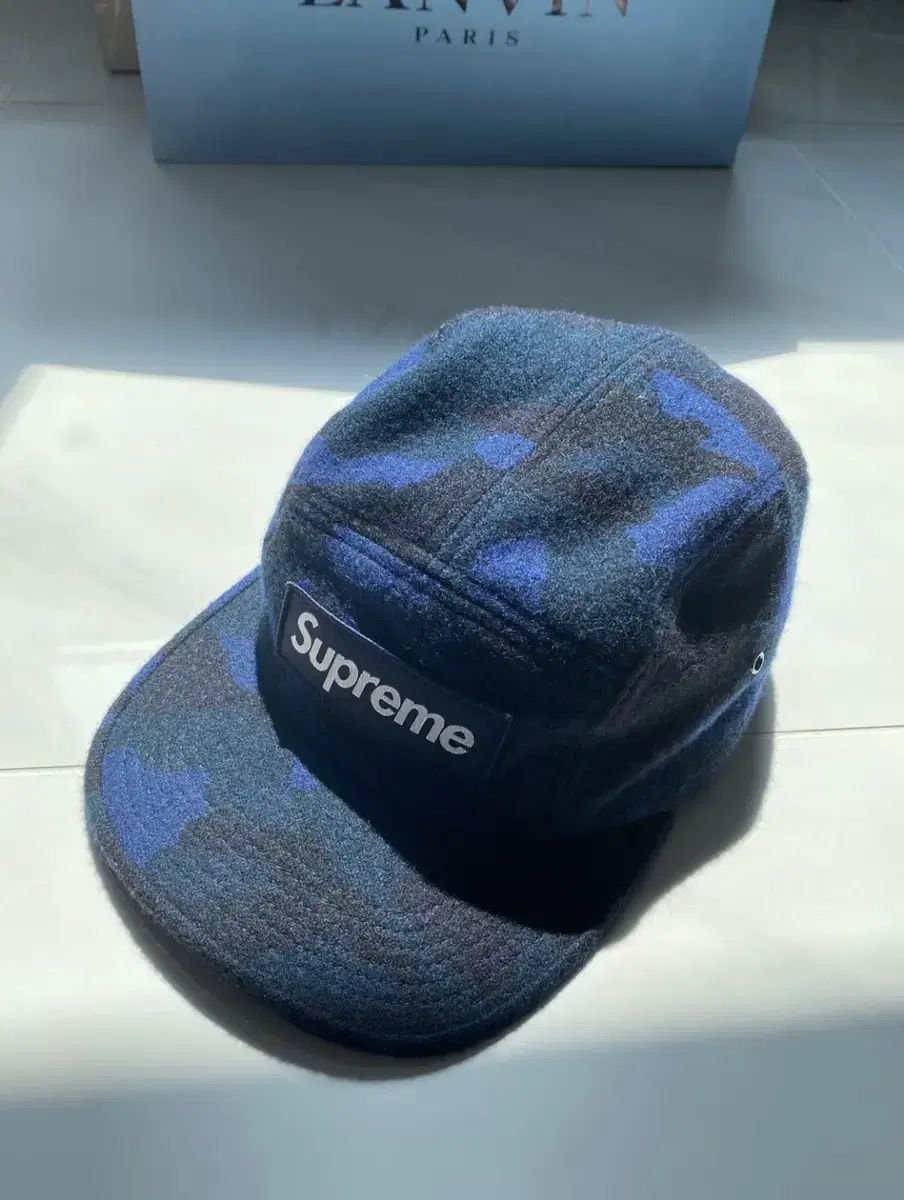 Supreme Camp Cap 슈프림 캠프 캡 네이비 카모